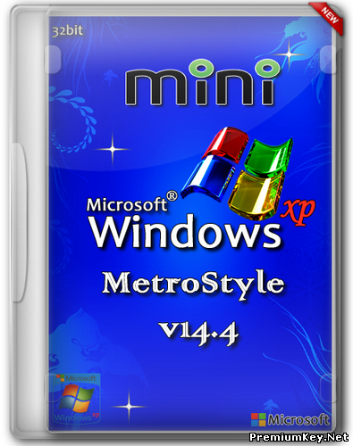 Windows XP SP3 Mini MetroStyle v14.4 Rus (18.04.2014)