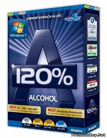 Alcohol 120% 2.0.1 Build 2033 Final + SPTD 1.80 (ML/RUS)