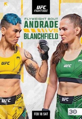 UFC Fight Night 219: Джессика Андрадэ - Эрин Бланчфилд / Основной Кард / UFC Fight Night 219: Andrade vs. Blanchfield / Main Card (2023) IPTVRip 720p