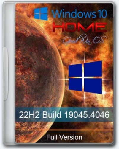 Windows 10 x64 Home Русская 22H2 19045.4046 Full by GoodWin OS (Ru/2024)